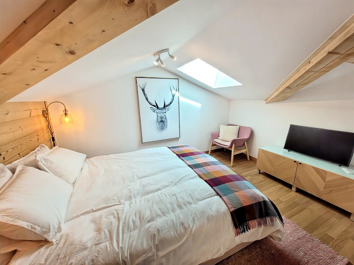 Duplex 4 chambres aux Gets, balcon ouest et garage - Photo 8