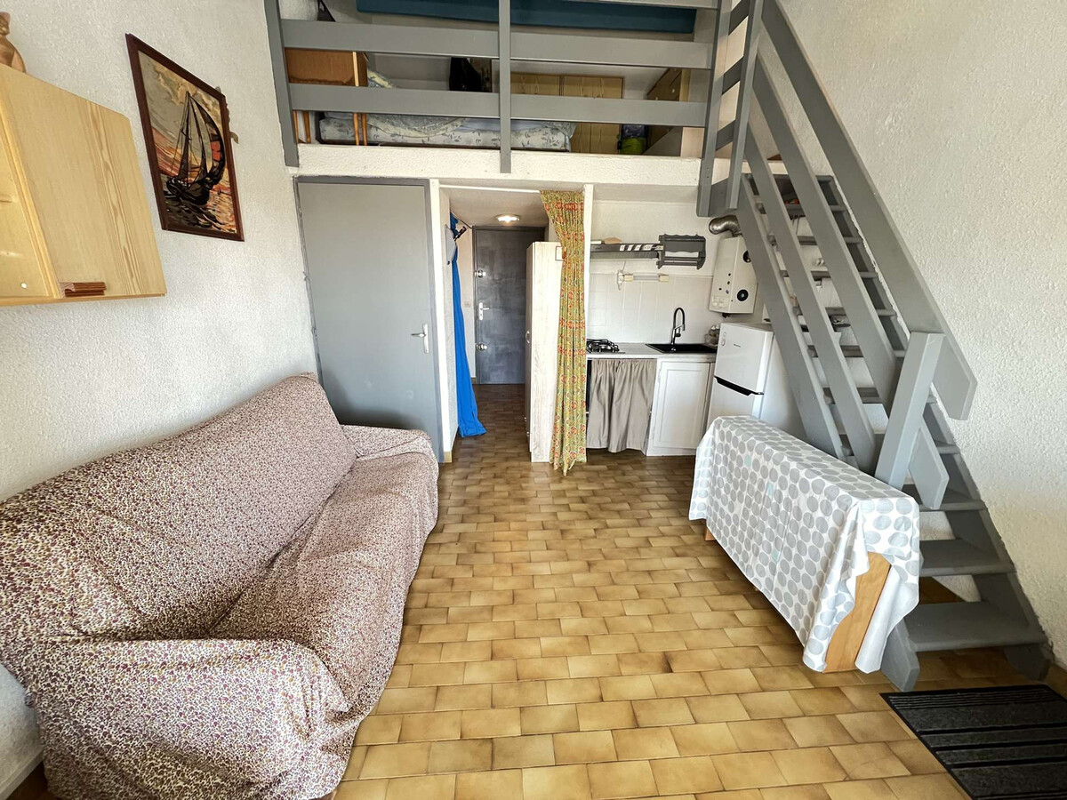 Studio cabine + mezzanine Cap d'Agde, 100 m plage - Photo 3
