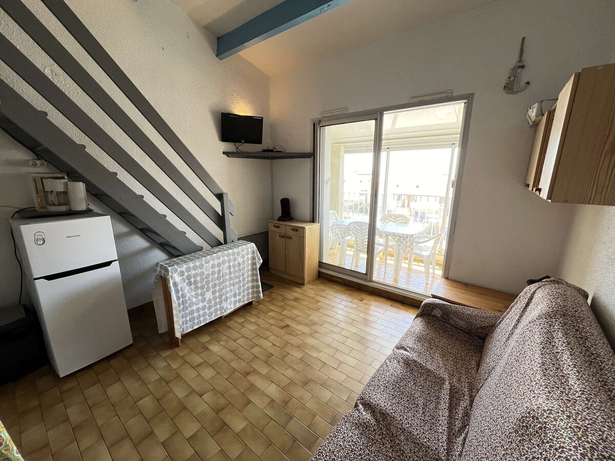 Studio cabine + mezzanine Cap d'Agde, 100 m plage - Photo 4