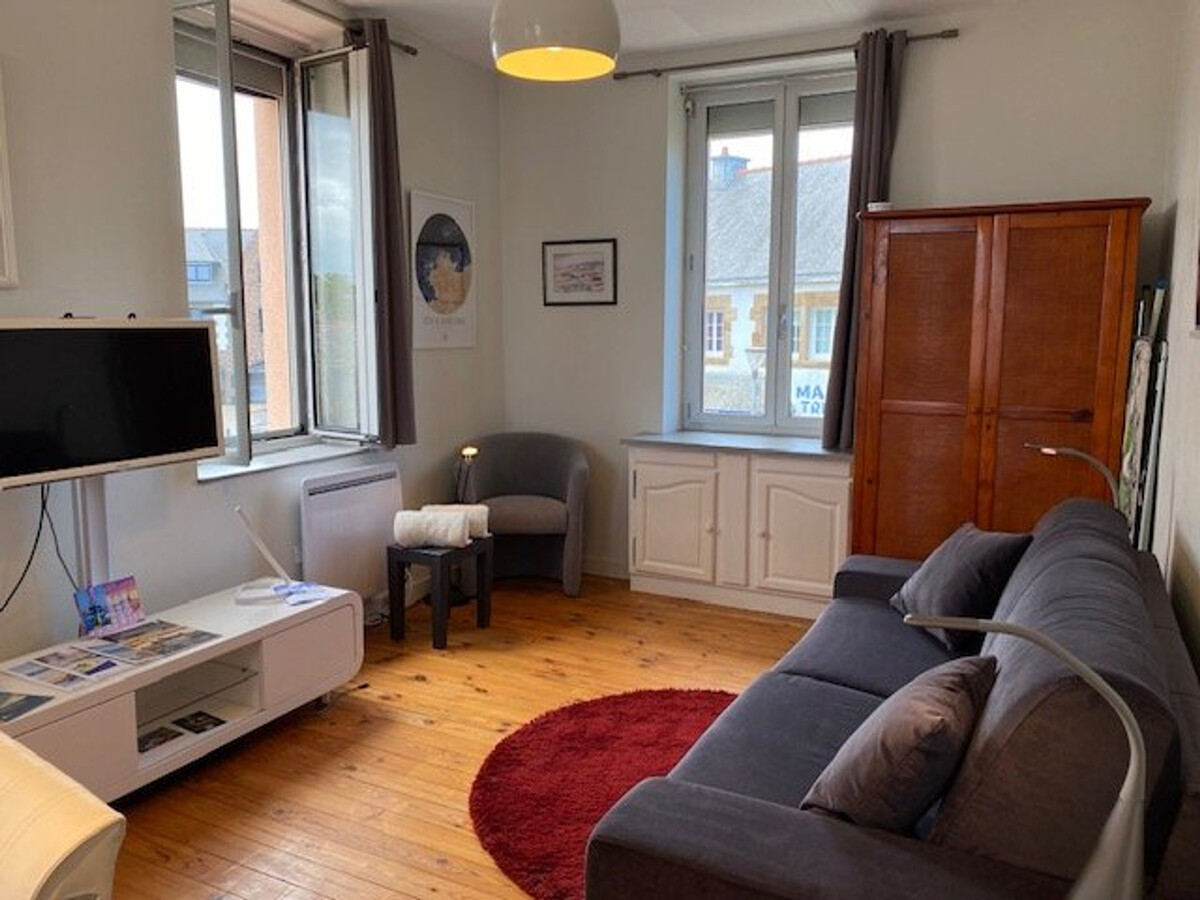 Studio lumineux 25 m² centre Trégastel, parking gratuit - Photo 2
