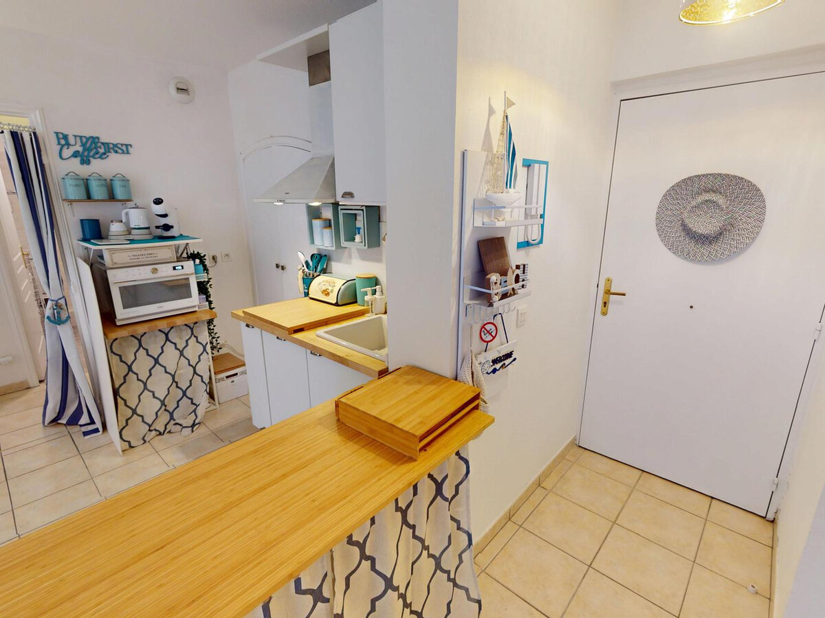 Appartement 2P climatisé, terrasse sud, centre Menton - Photo 6