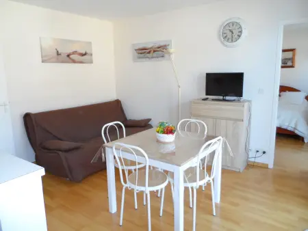 Appartement 2 pièces Cabourg, balcon vue mer et piscine : photo 3