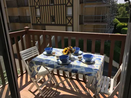 Appartement 32 m² Cabourg, balcon Sud/Ouest face plage : photo 4