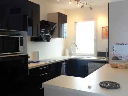 Cabourg : Appartement moderne 4/5 pièces, accès plage, 8 pers, jardin et terrasse, parking, WIFI : photo 9