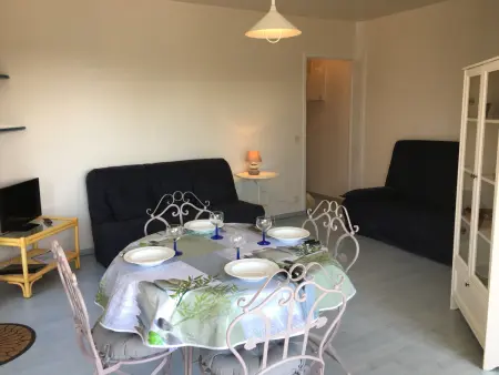 Location appartement à Cabourg, Grand studio en hyper-centre de Cabourg avec balcon, proche plage, parking, et prestations disponibles