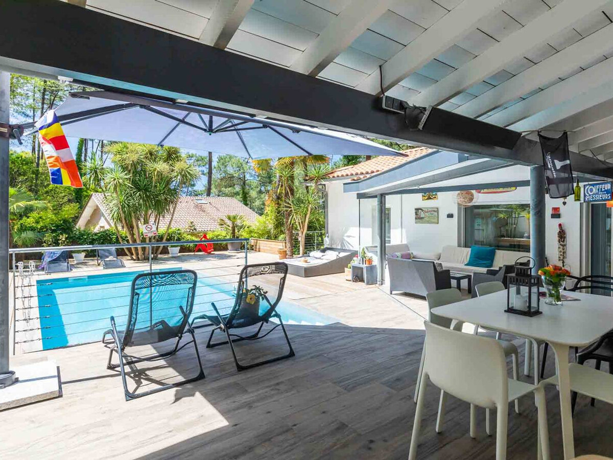 Villa d'architecte avec piscine chauffée et borne de recharge, parfaite pour des vacances en famille - Photo 12