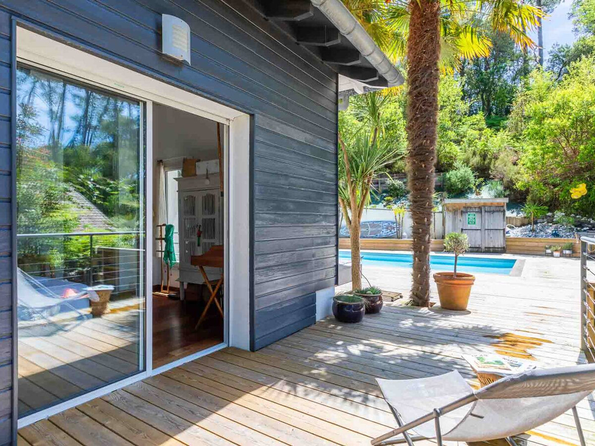 Villa d'architecte avec piscine chauffée et borne de recharge, parfaite pour des vacances en famille - Photo 18