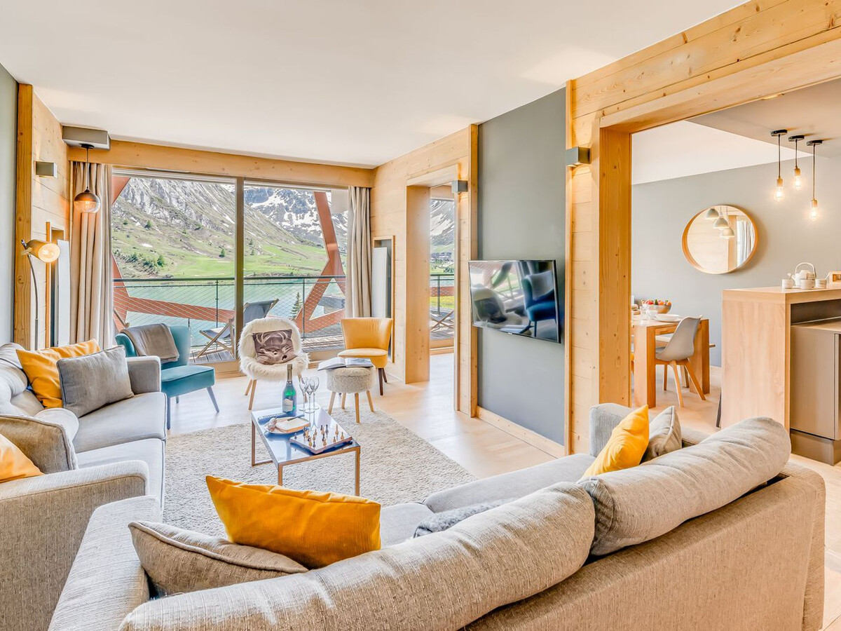 Le Flocon : appartement 4* à Tignes, 8 pers, balcon sud lac - Photo 6