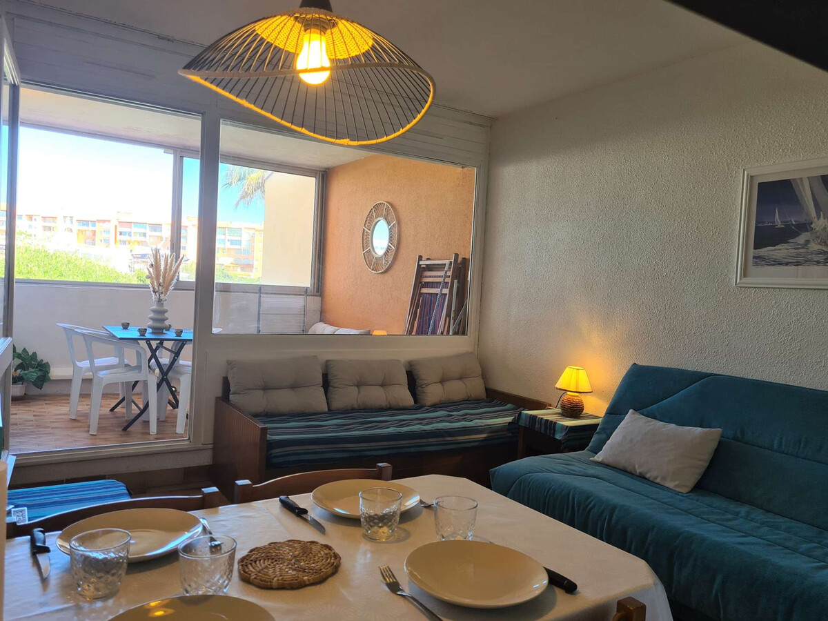Studio cabine avec piscine et parking à Cap d'Agde - Photo 4