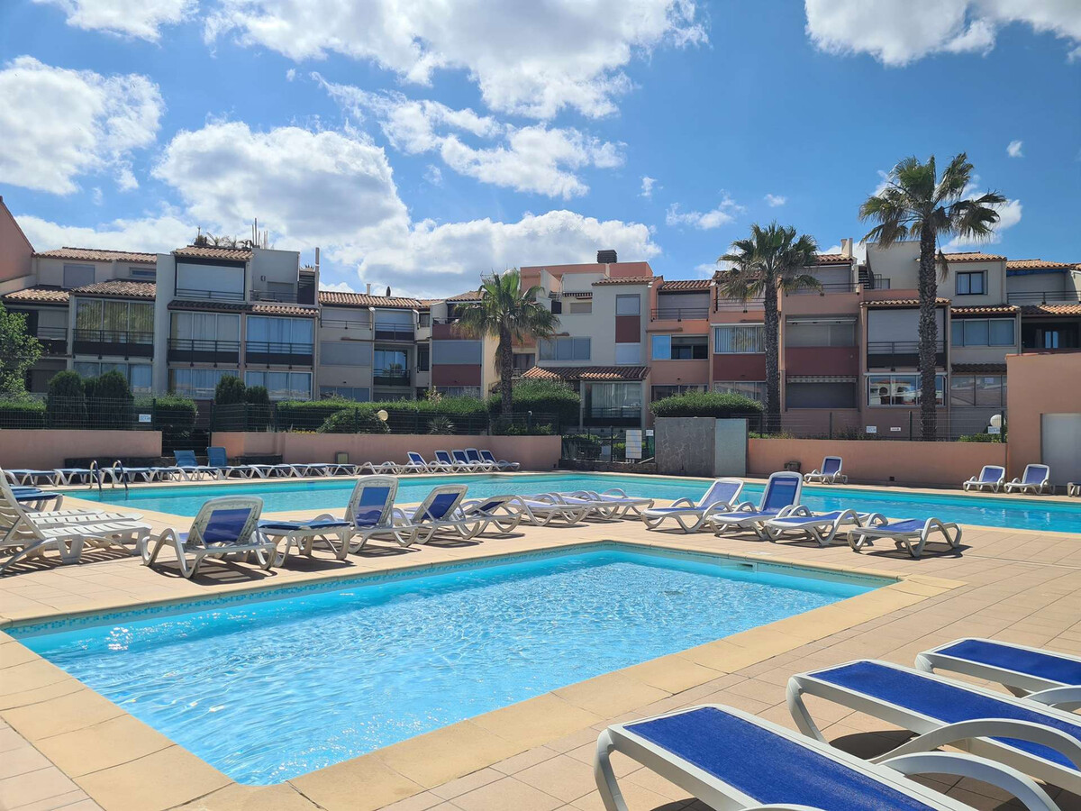 Studio cabine avec piscine et parking à Cap d'Agde - Photo 13
