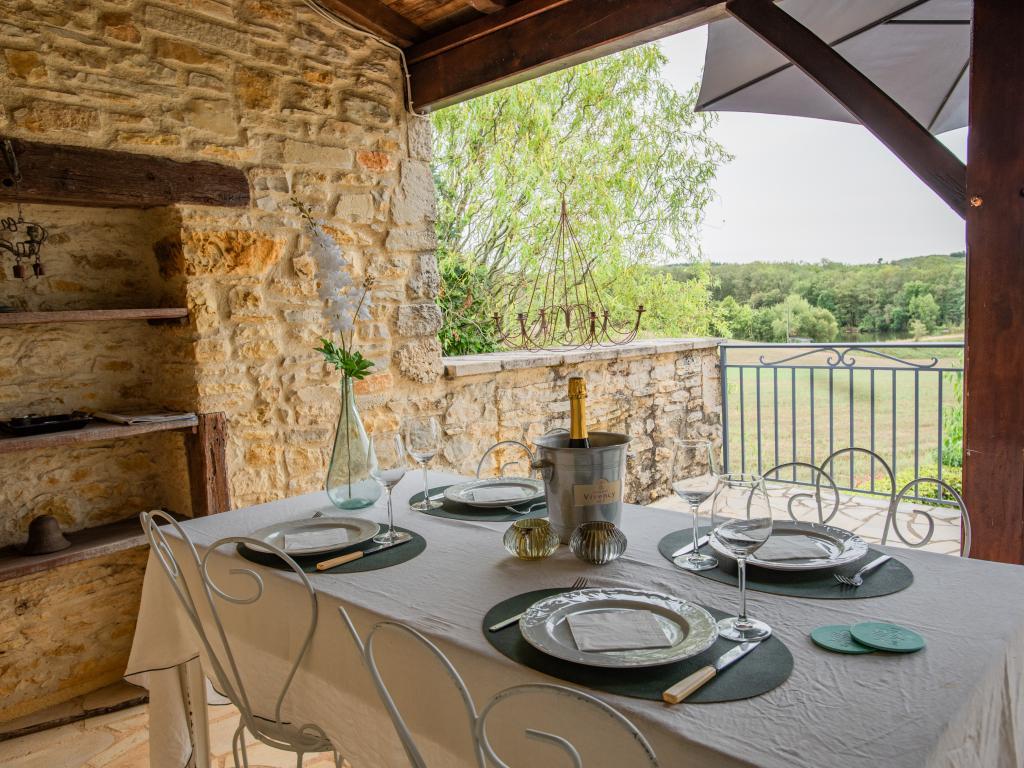 Maison Orchidée à Dégagnac, piscine chauffée et jeux - Photo 26