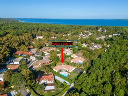 Villa 8 pers., piscine chauffée et golf à Biscarrosse : photo 4