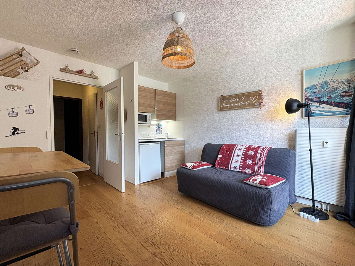 Studio aux pieds des pistes avec balcon, Les Orres - Photo 3