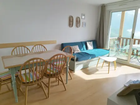 Location appartement à Peyragudes, Appartement T2 avec Balcon, 6 Pers, à 400m des Pistes – Peyresourde, Gouaux-de-Larboust