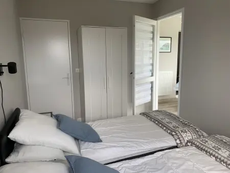 T2 Cabourg : loggia 10 m², ascenseur, plage à pied : photo 7