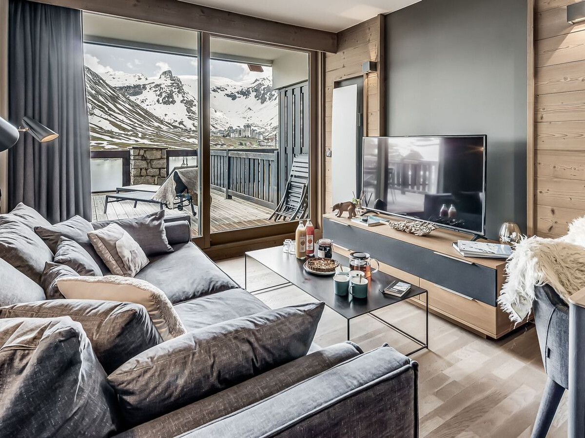 Appartement 4* avec terrasse sud 35m² et vue lac à Tignes - Photo 1