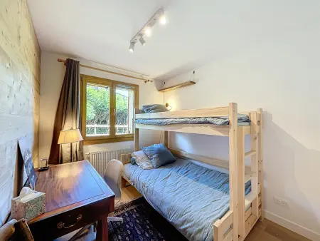 Appartement 3 chambres Combloux, jardin 100 m² et vue montagne : photo 5