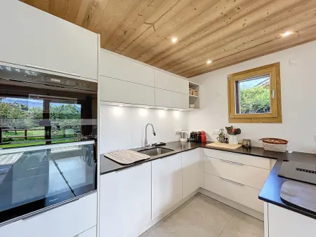 Appartement 3 chambres Combloux, jardin 100 m² et vue montagne : photo 7