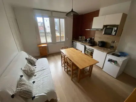 Location appartement à Berck Plage, Appartement T2 cosy à Berck Plage, 1er étage, 4 pers, proche plage, bien équipé, idéal familles