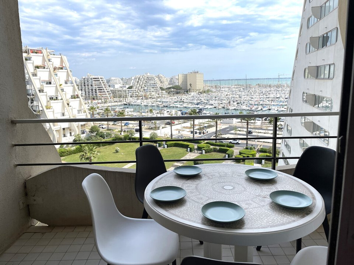 Appartement 5 pers, loggia vue port - La Grande-Motte - Photo 1