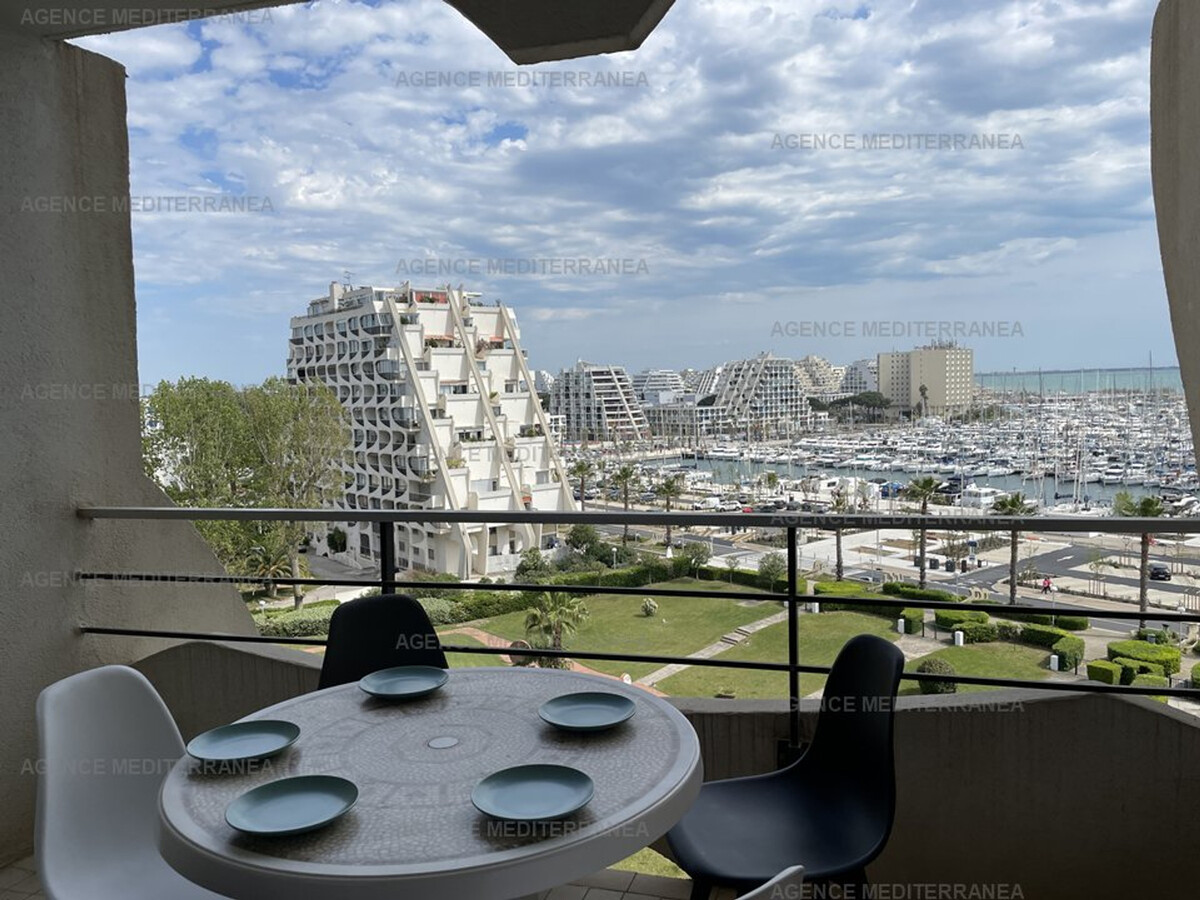 Appartement 5 pers, loggia vue port - La Grande-Motte - Photo 11