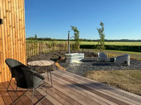 Escapade Naturelle, Lodge pour 2 avec bain à remous et foyer - Photo 6