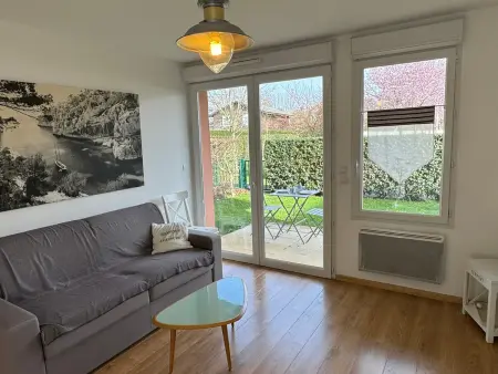 T2 rez-de-jardin moderne à Cabourg, 4 pers., près plage : photo 2