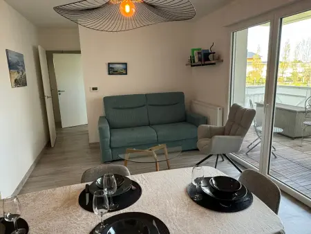 Appartement 44 m² balcon, 2e étage ascenseur à Cabourg : photo 9