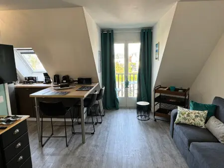 Location appartement à Cabourg, Appartement 3 pers refait à neuf près plage/thalasso à Cabourg, balcon, cuisine équipée