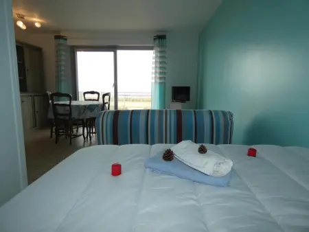 Studio 26m² vue mer Notre-Dame-de-Monts, balcon : photo 14