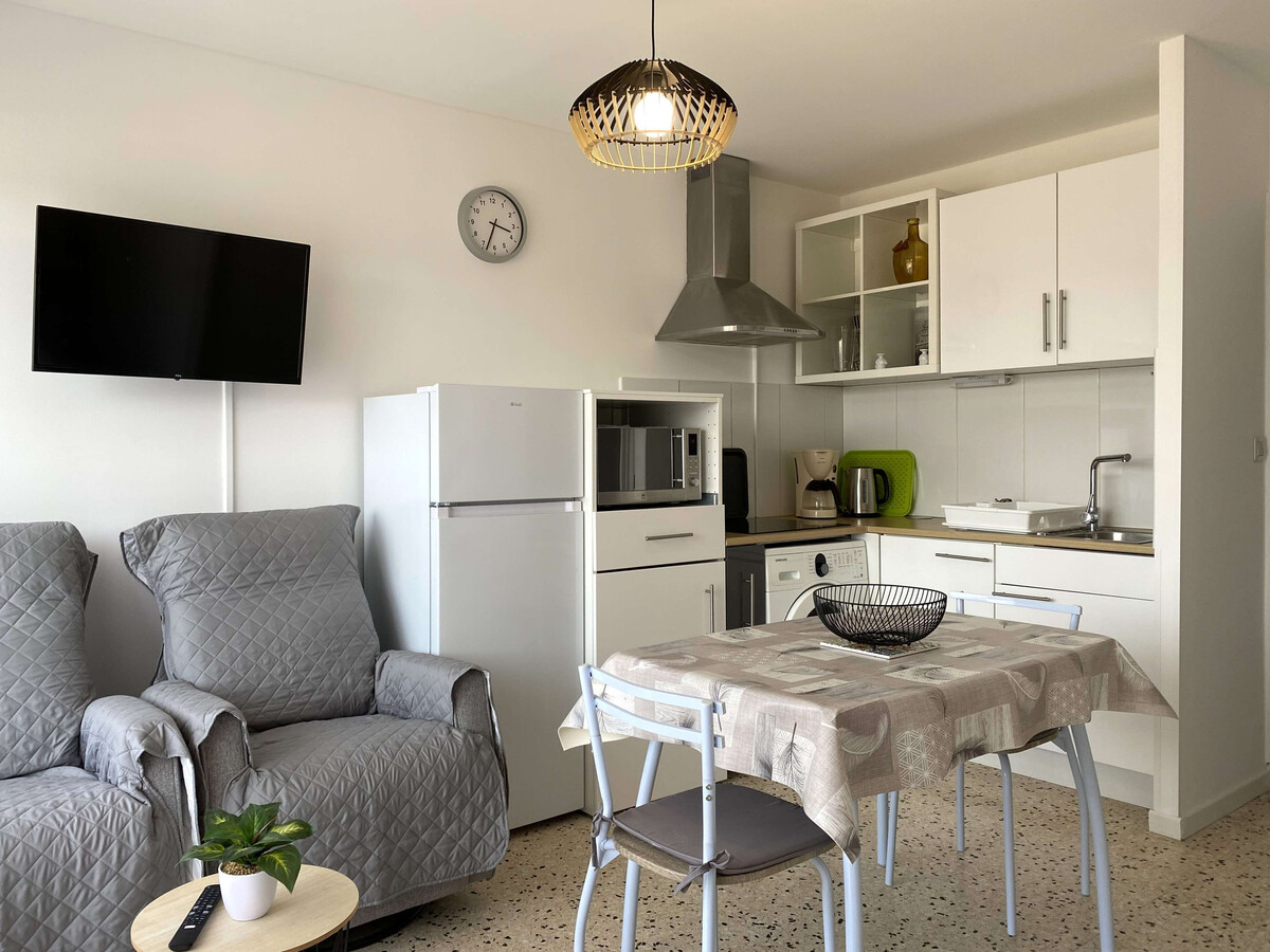 T1 Balaruc-les-Bains, balcon parc, clim, parking - Photo 2
