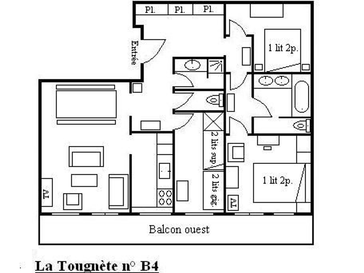 Appartement 3 chambres, 8 pers, centre Méribel, accès pistes 50m - Photo 25