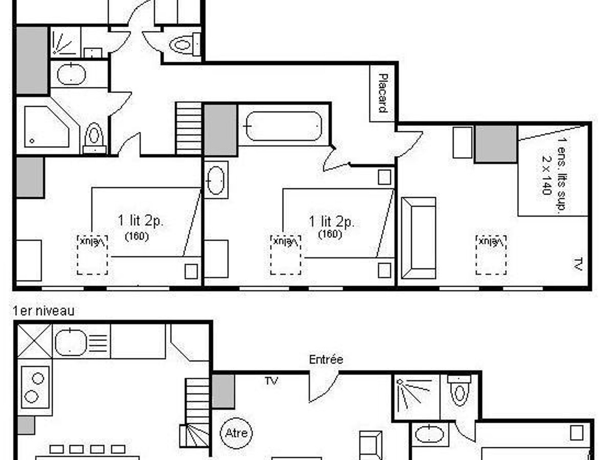 Appartement 5 chambres, skis aux pieds à Méribel - Photo 35