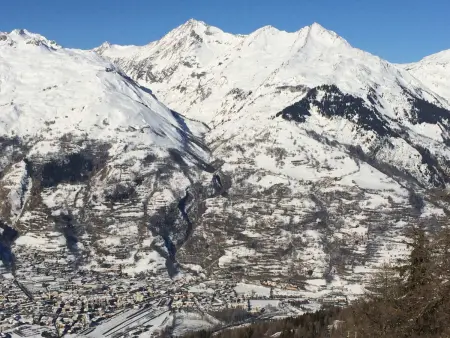 3 pièces 8 personnes Arc 1600 avec balcon vue pistes : photo 4