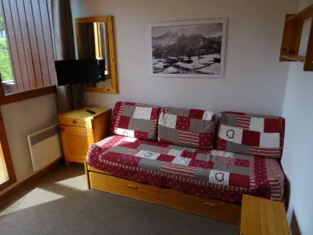 Location appartement à Peisey Vallandry, Studio cabine 3 pers au cœur de Vallandry avec animaux admis