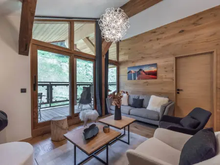 Superbe penthouse à Courchevel 1650 avec cheminée, 3 chambres : photo 2