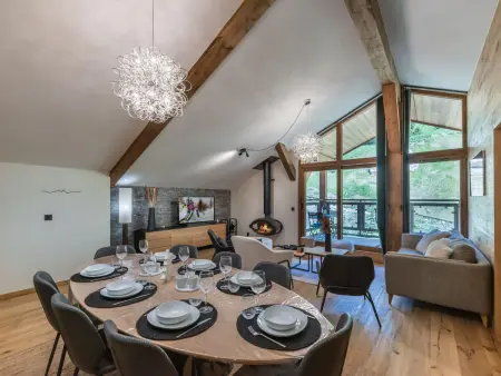 Superbe penthouse à Courchevel 1650 avec cheminée, 3 chambres : photo 5