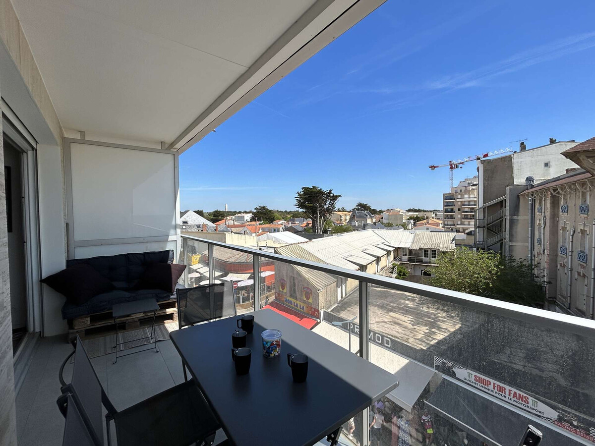 T2 vue mer Saint-Jean-de-Monts, balcon 3e étage - Photo 12