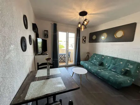 Location appartement à Narbonne, Studio cosy avec balcon à Narbonne Plage