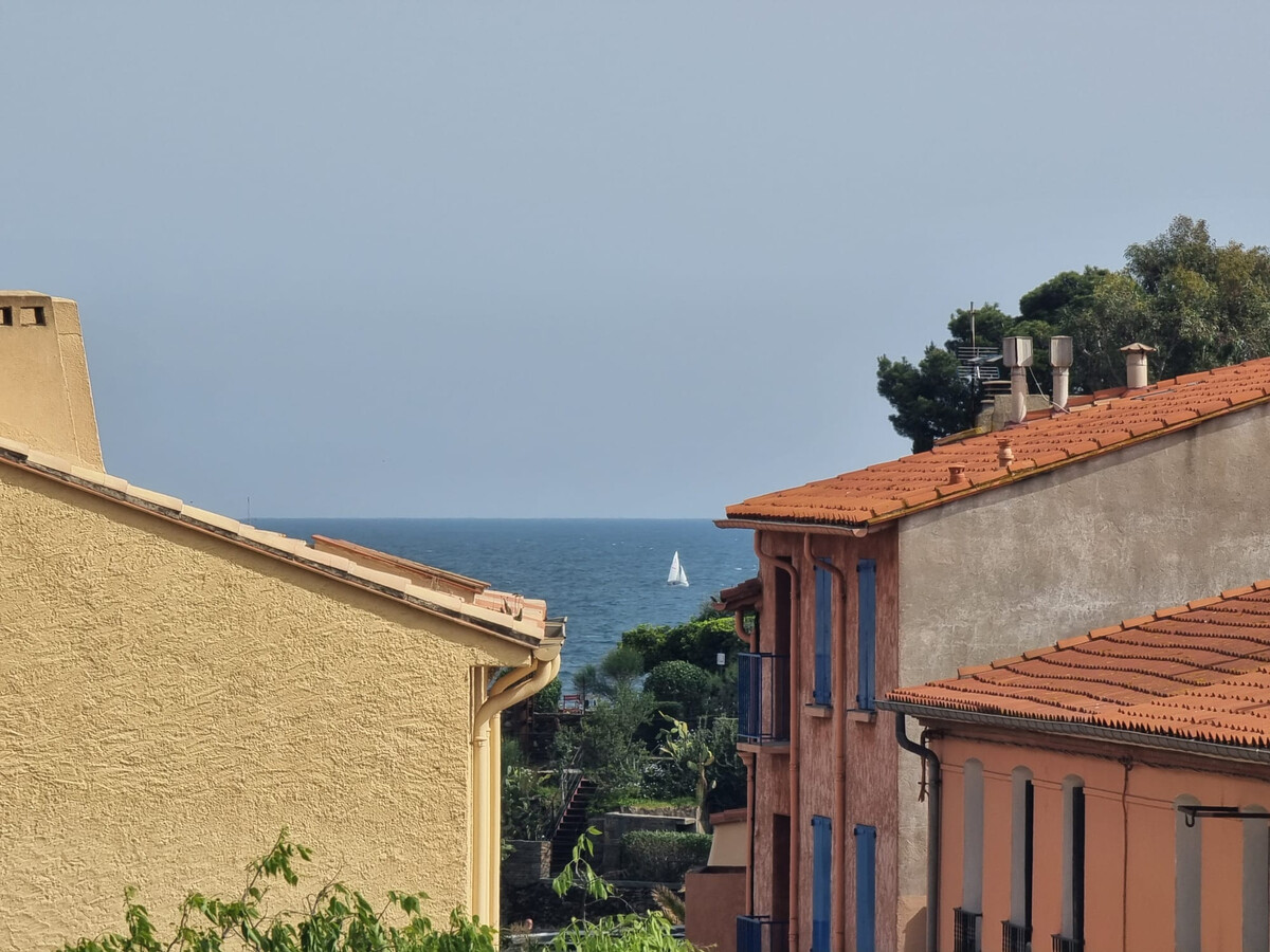 Studio Collioure, 170m plage, terrasse vue mer et parking - Photo 2