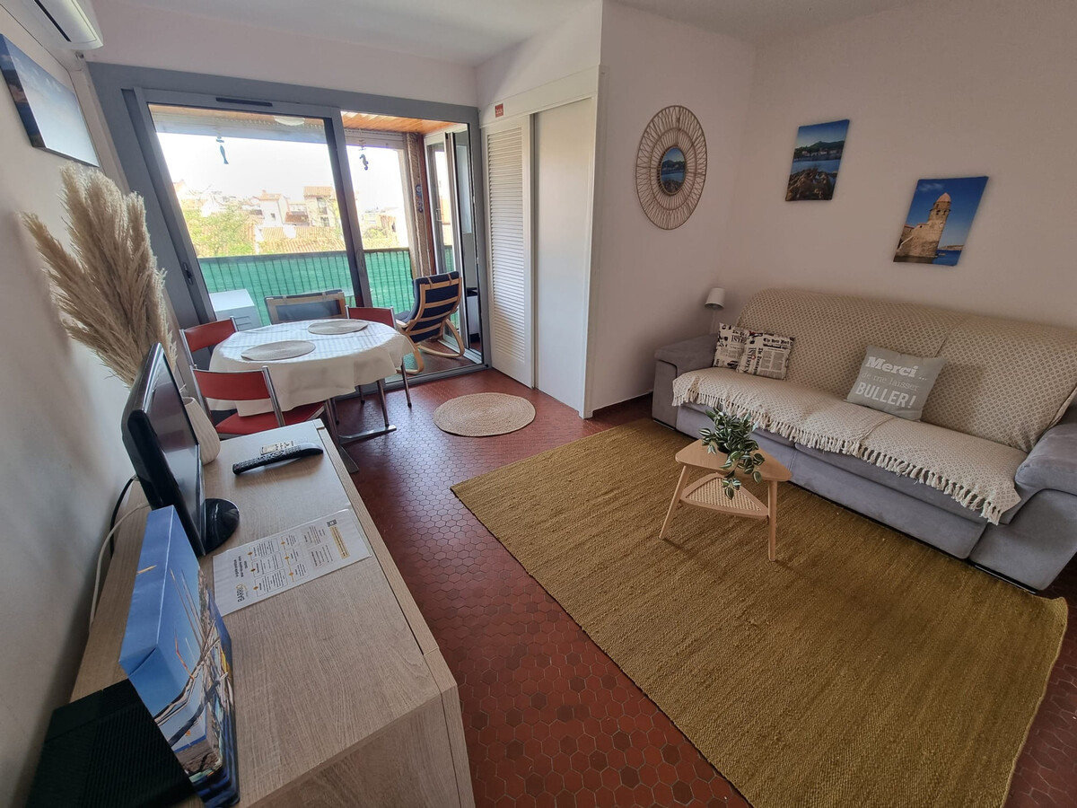 Studio Collioure, 170m plage, terrasse vue mer et parking - Photo 3