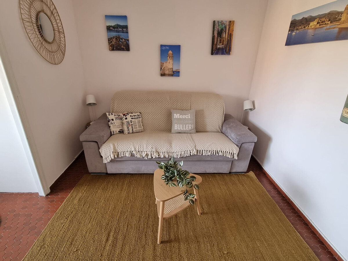 Studio Collioure, 170m plage, terrasse vue mer et parking - Photo 7