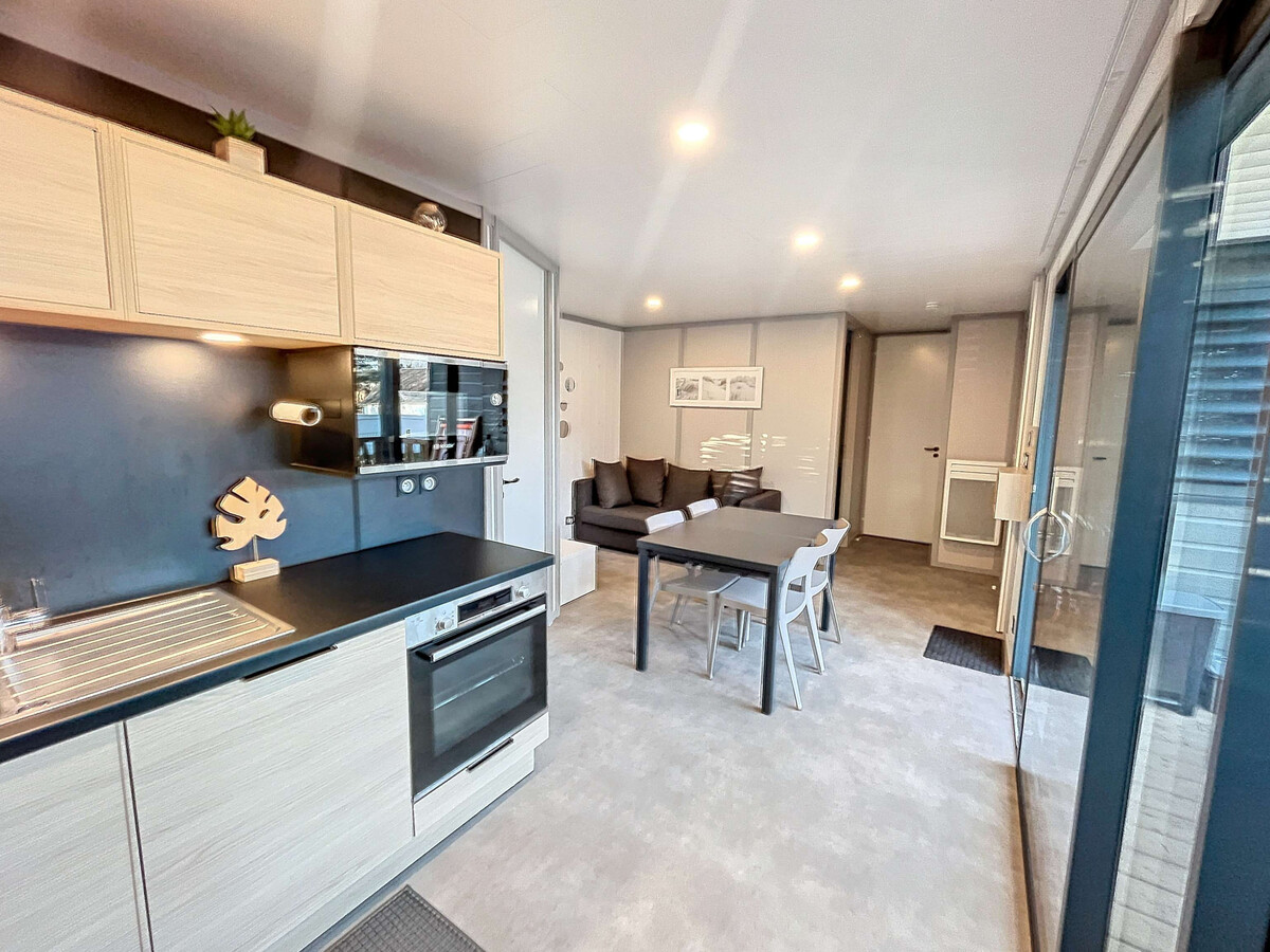 Chalet 6 pers. Jullouville : piscine chauffée, terrasse 45m² - Photo 4