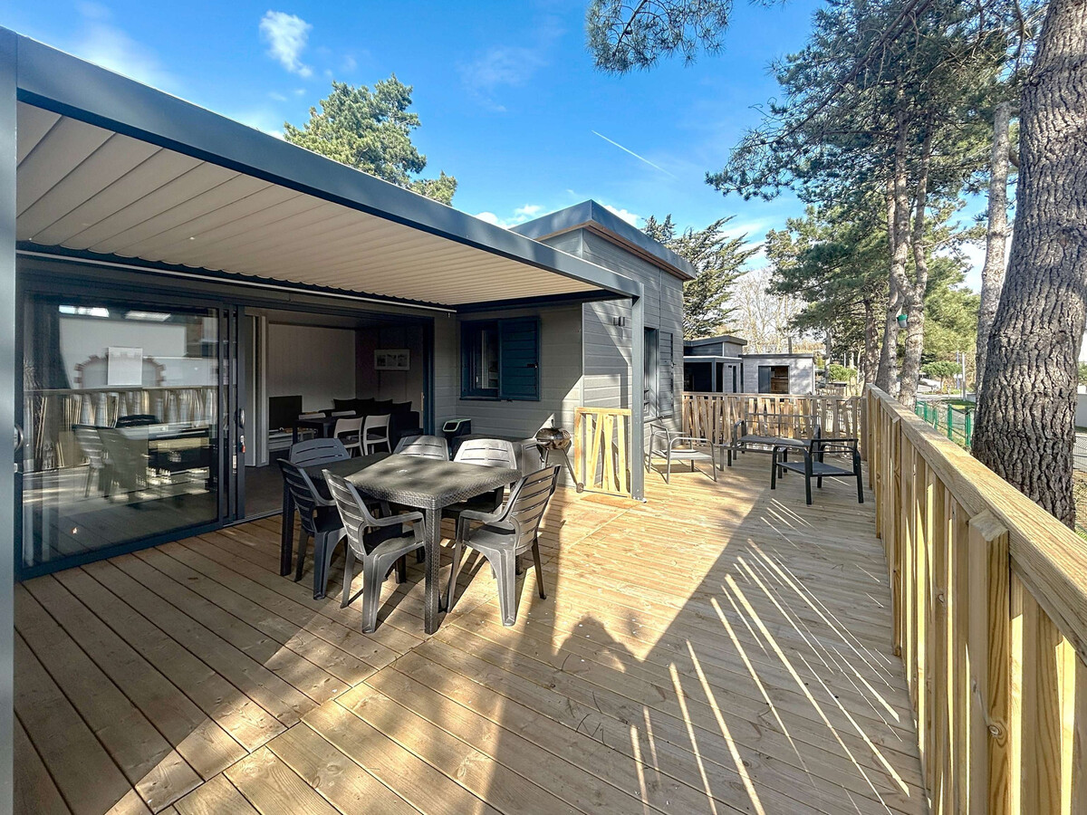 Chalet 6 pers. Jullouville : piscine chauffée, terrasse 45m² - Photo 15
