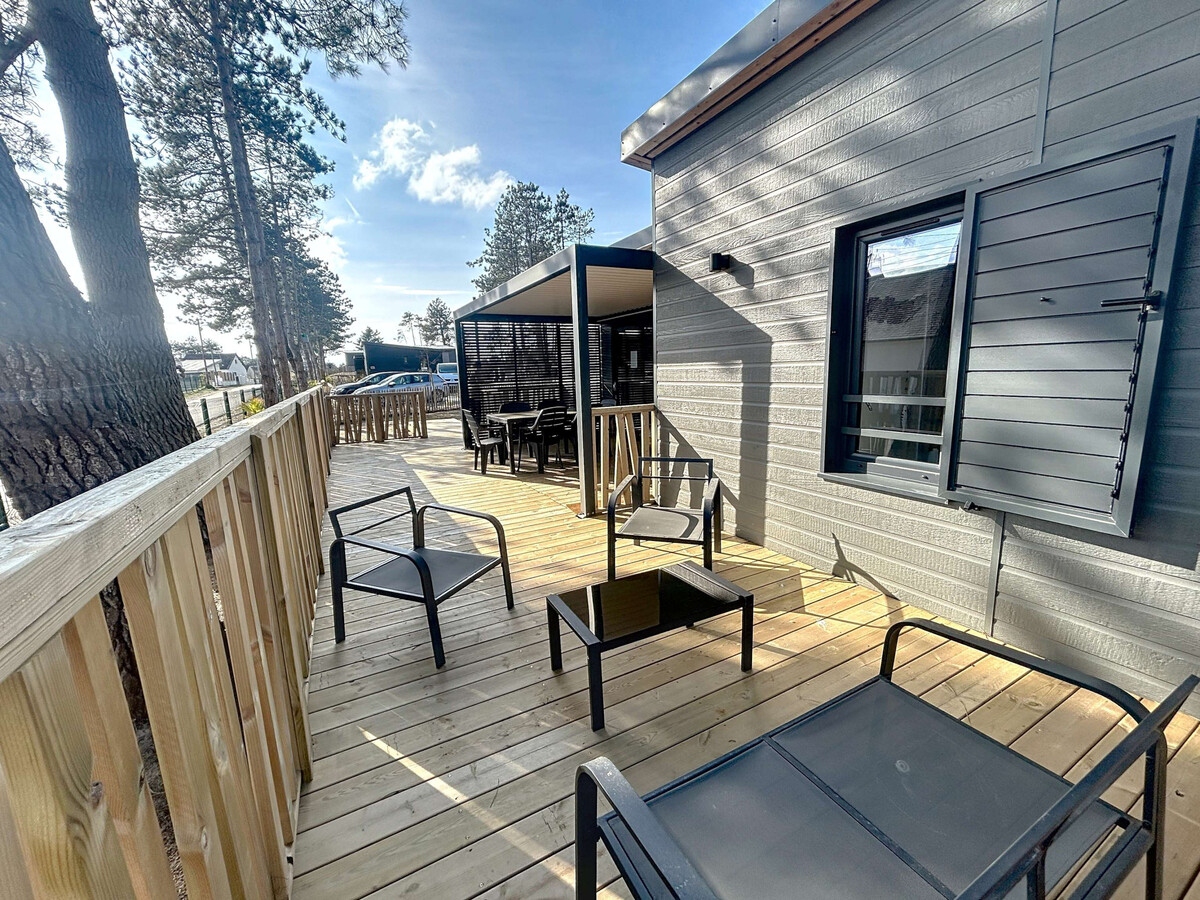 Chalet 6 pers. Jullouville : piscine chauffée, terrasse 45m² - Photo 16