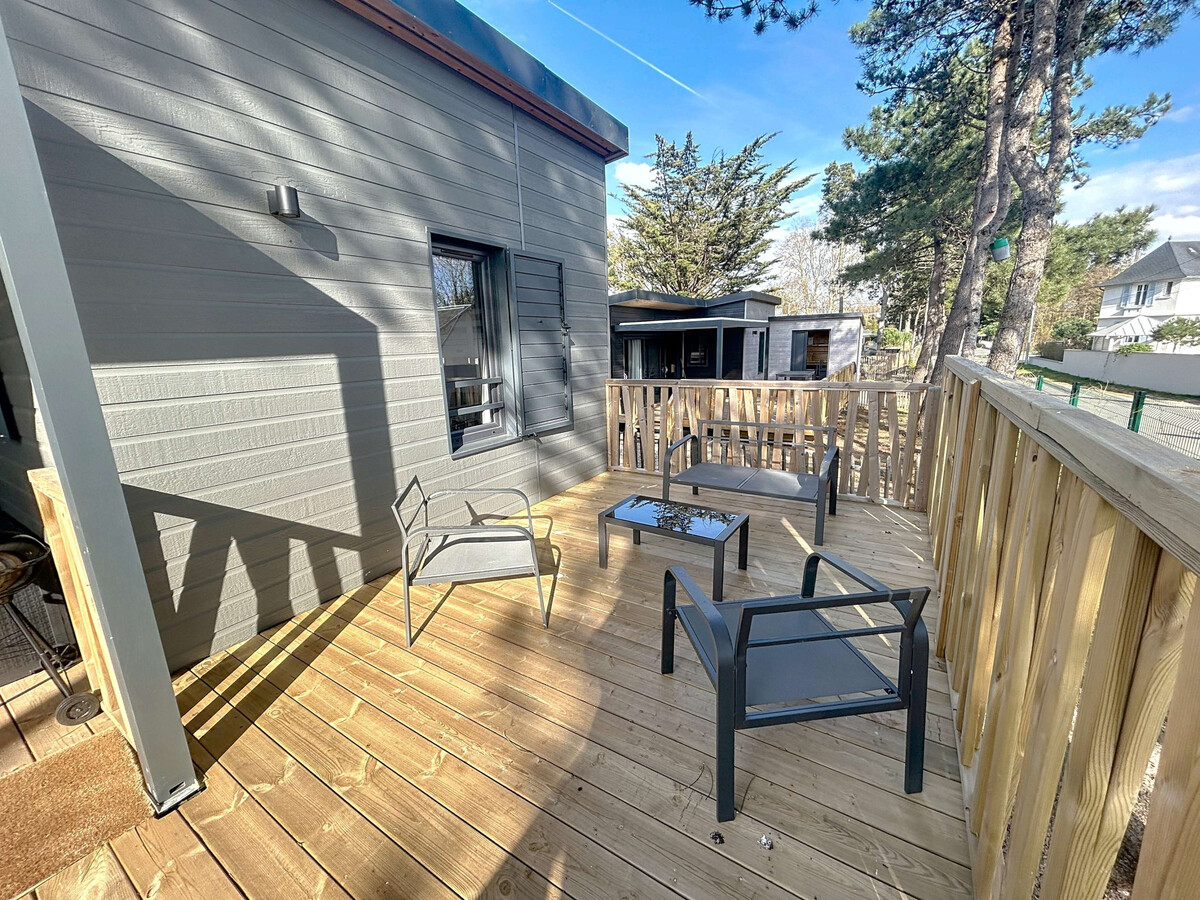 Chalet 6 pers. Jullouville : piscine chauffée, terrasse 45m² - Photo 17