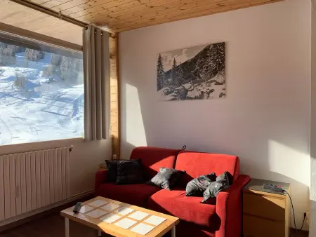 Appartement 6 pers rénové, balcon sud face aux pistes : photo 13