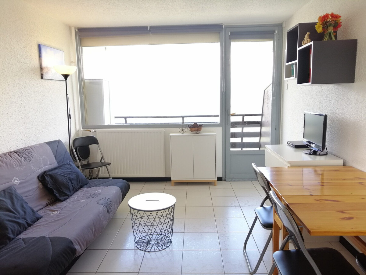 Studio 4 pers. Pra-Loup 1600 : balcon vue vallée - Photo 2
