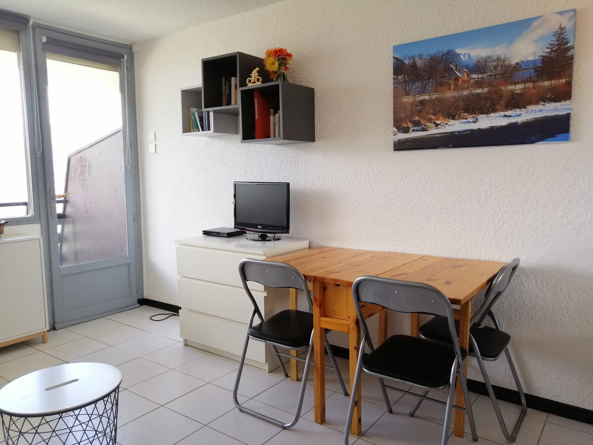 Studio 4 pers. Pra-Loup 1600 : balcon vue vallée - Photo 12