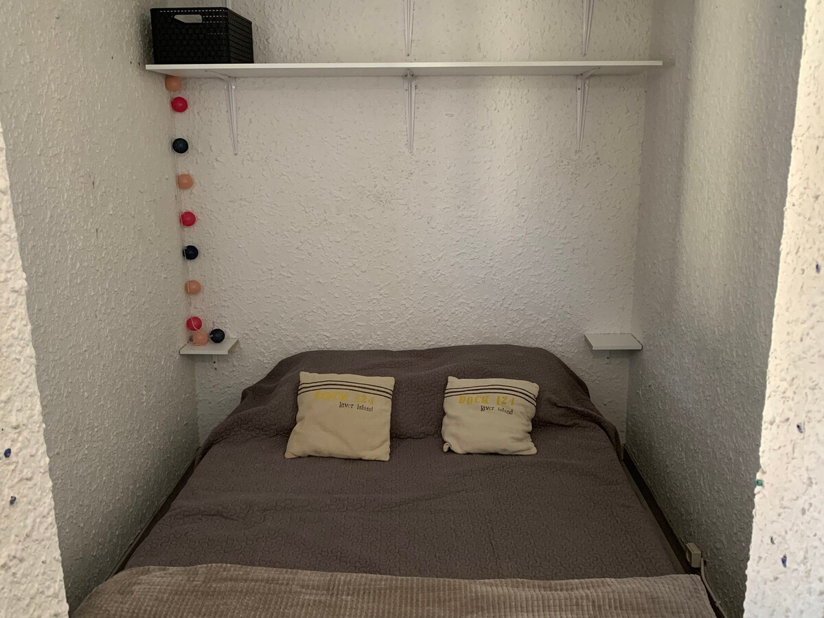 Studio rénové 26m² balcon à Pra-Loup, 100m du télésiège - Photo 3